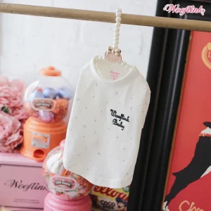 Wooflink Shine Like a Diamond T-Shirt in White