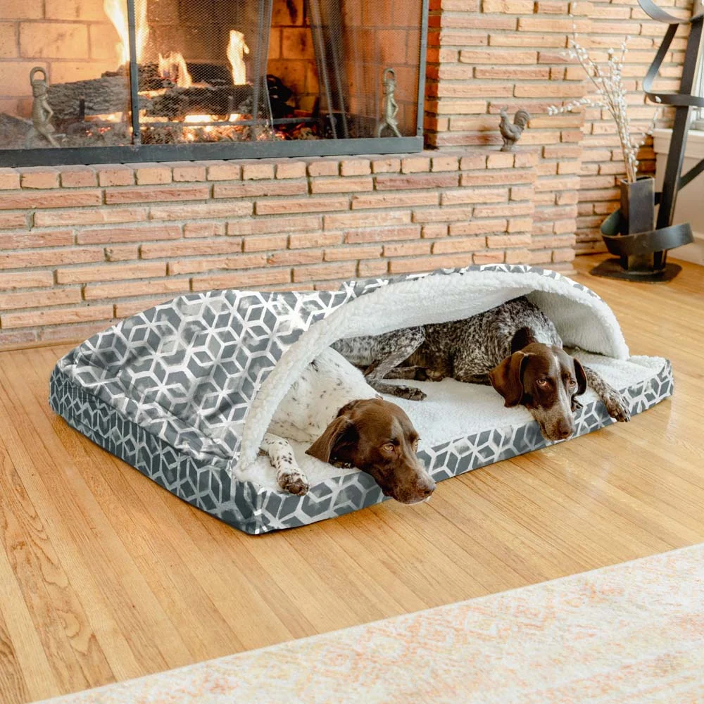 Forgiveness Fully Washable Luxury Cozy Cave® Rectangle Dog Bed – Wag Collection