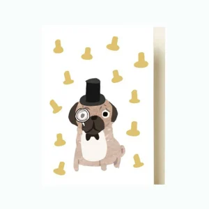 Pug Card by Fenella Smith