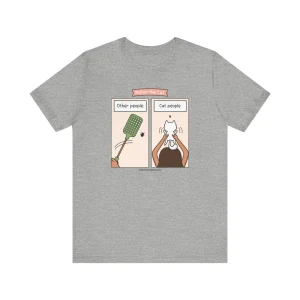 Other People vs Cat People Comic T-Shirt