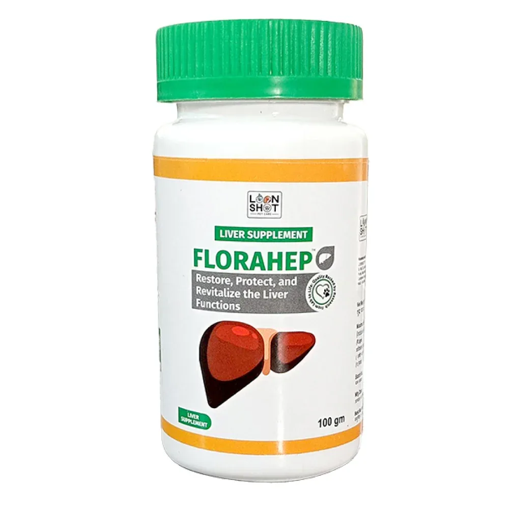 Loonshot Florahep Powder Liver Support for Dogs and Cats