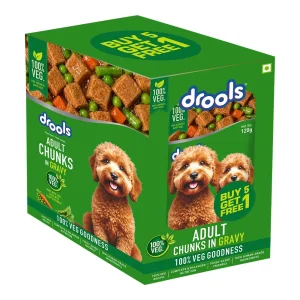 Drools 100% Veg Chunks in Gravy Adult Dog Wet Food