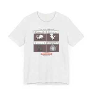 Know Your Cat Breeds Comic T-Shirt