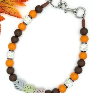 Autumn Trails Beaded Pet Collar