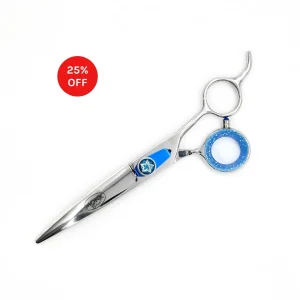 Monk Blue Curved Shear, 6.5 inch