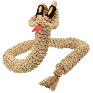 Mammoth Pet Products Flossy Snakebiter Rope and Tug Dog Toy - Multi-Color