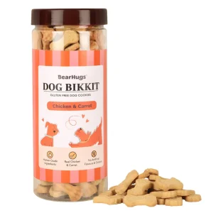 BearHugs Real Chicken & Carrot Bikkit Gluten Free Cookies Dog Treats