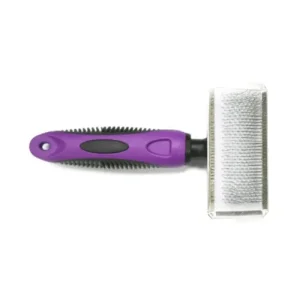 SureGrip Flat Slicker Brush for Dogs and Cats, Small