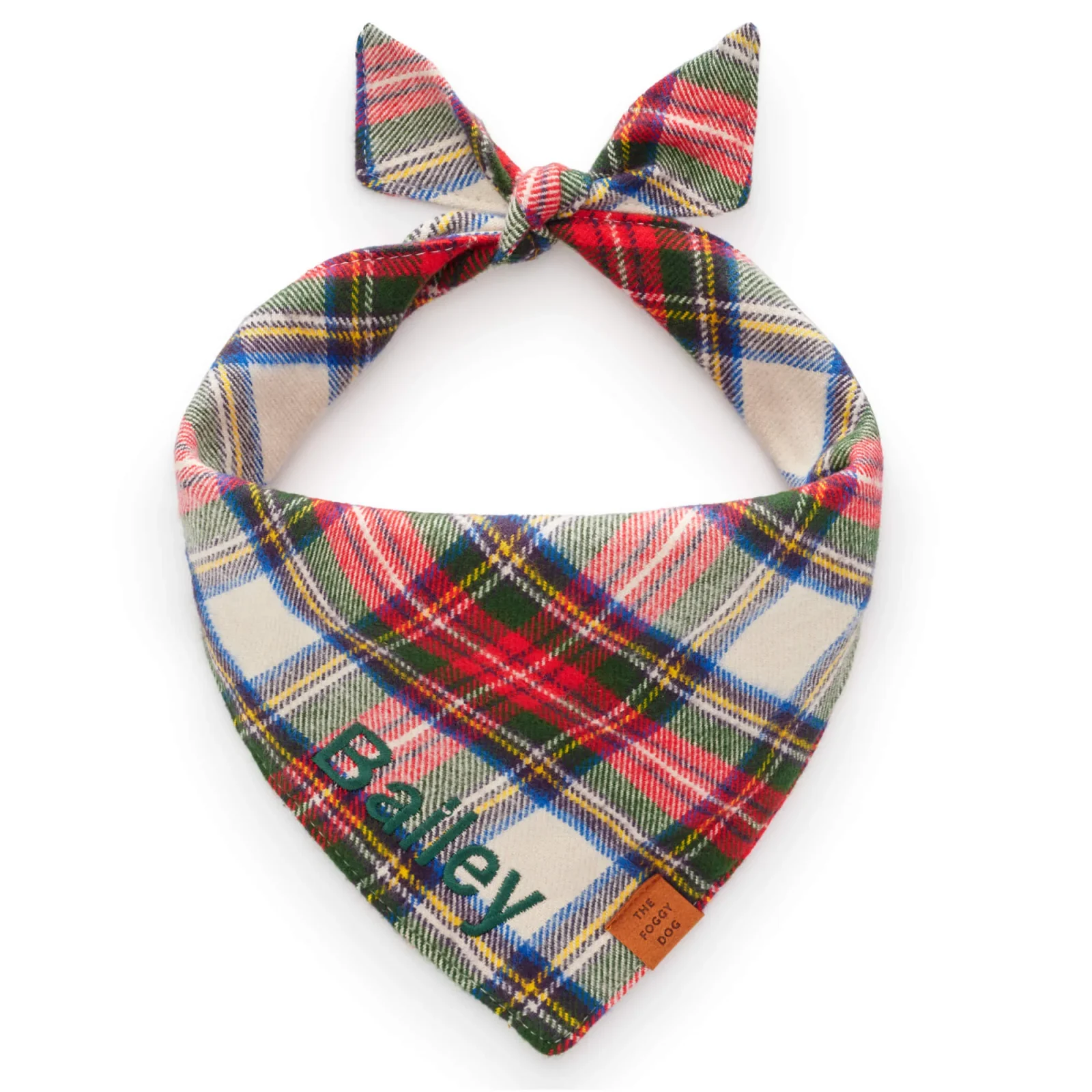 Regent Plaid Flannel Dog Bandana