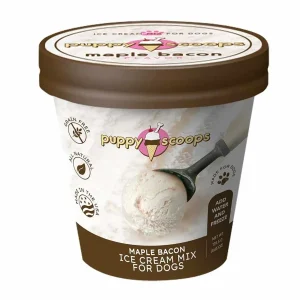 Puppy Cake Scoops Ice Cream Mix Maple Bacon Pint Large 4.65 oz