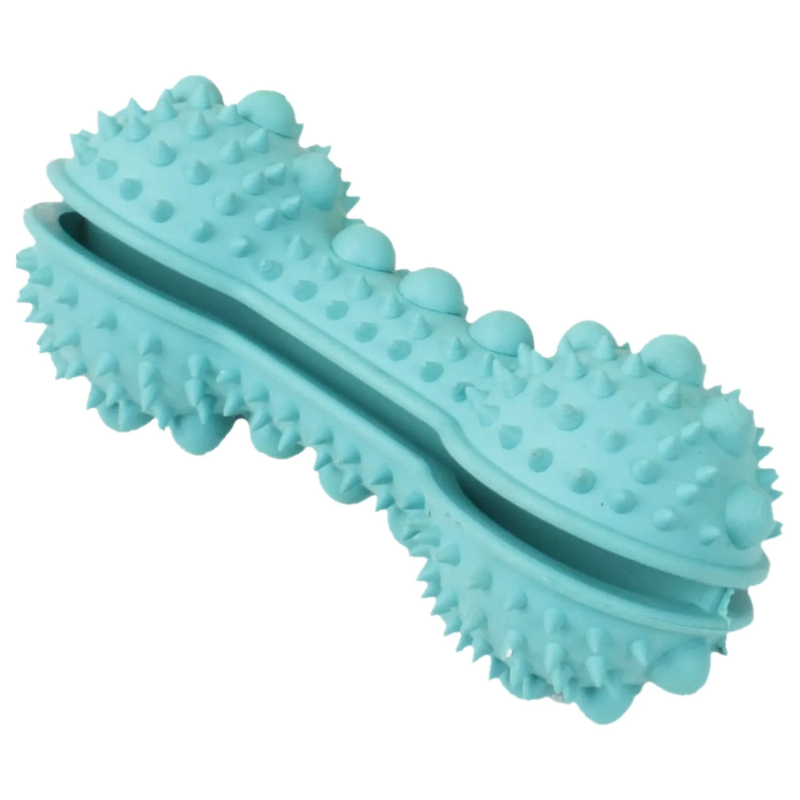 Pet Life ® 'Denta-Bone' TPR Treat Dispensing and Dental Cleaning Durable Dog Toy - Image 2
