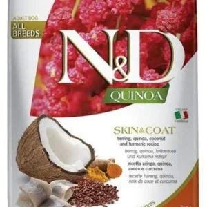 Farmina N&D Quinoa Skin & Coat Herring Dry Dog Food - 15.4 lb Bag