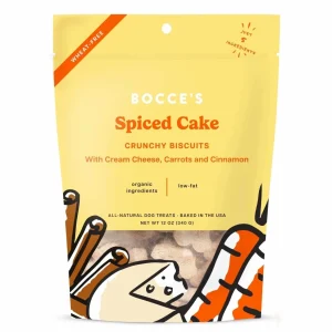 Bocce's Bakery Spiced Cake Small Batch Biscuits Dog Treats 12 oz