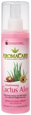 AromaCare Conditioning Cactus Aloe Dog Detangling Spray, 8 oz