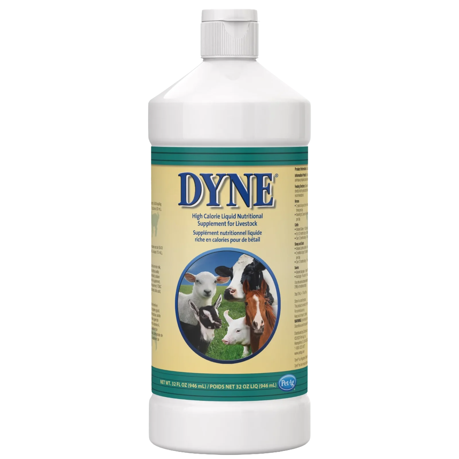 PetAg Dyne High Calorie Liquid Nutritional Supplement for Livestock