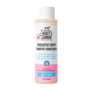 Skout's Honor Probiotic Pet Shampoo + Conditioner Happy Puppy 16 oz