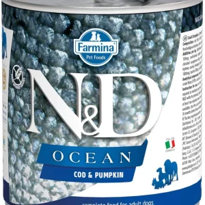 Farmina N&D Ocean Puppy Codfish & Pumpkin Canned Dog Food - 10 oz - Case of 6
