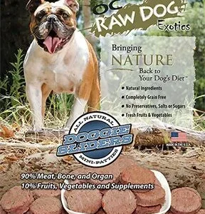 OC Raw Frozen Foods Lamb & Produce Sliders Raw Frozen Dog Food - 4 lb Bag