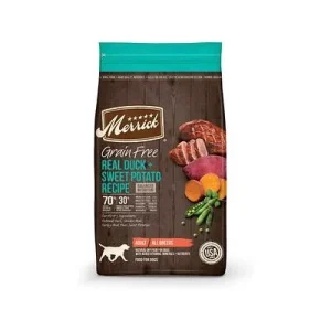 Merrick Grain-Free Duck & Sweet Potato Dry Dog Food - 4 lb Bag