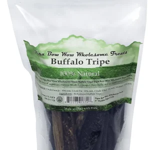 Papa Bow Wow Tripe Dog Treats and Natural Chews - 6 Inch - 0.5 lb