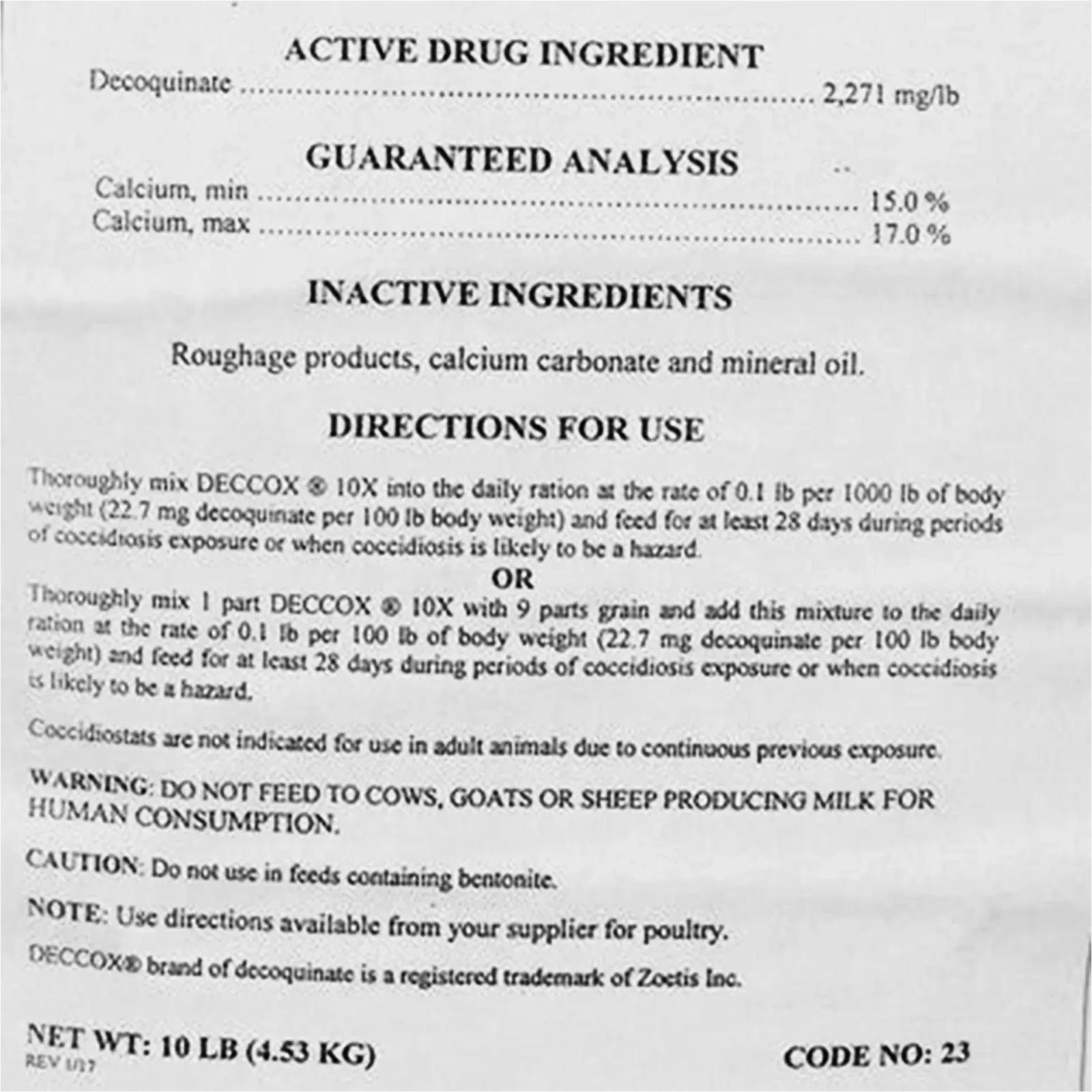 Deccox® CocciGuard 10x, Preventative Only - Image 2