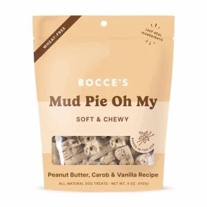Bocce's Bakery Mud Pie Oh My Soft & Chewy Dog Treats 6 oz
