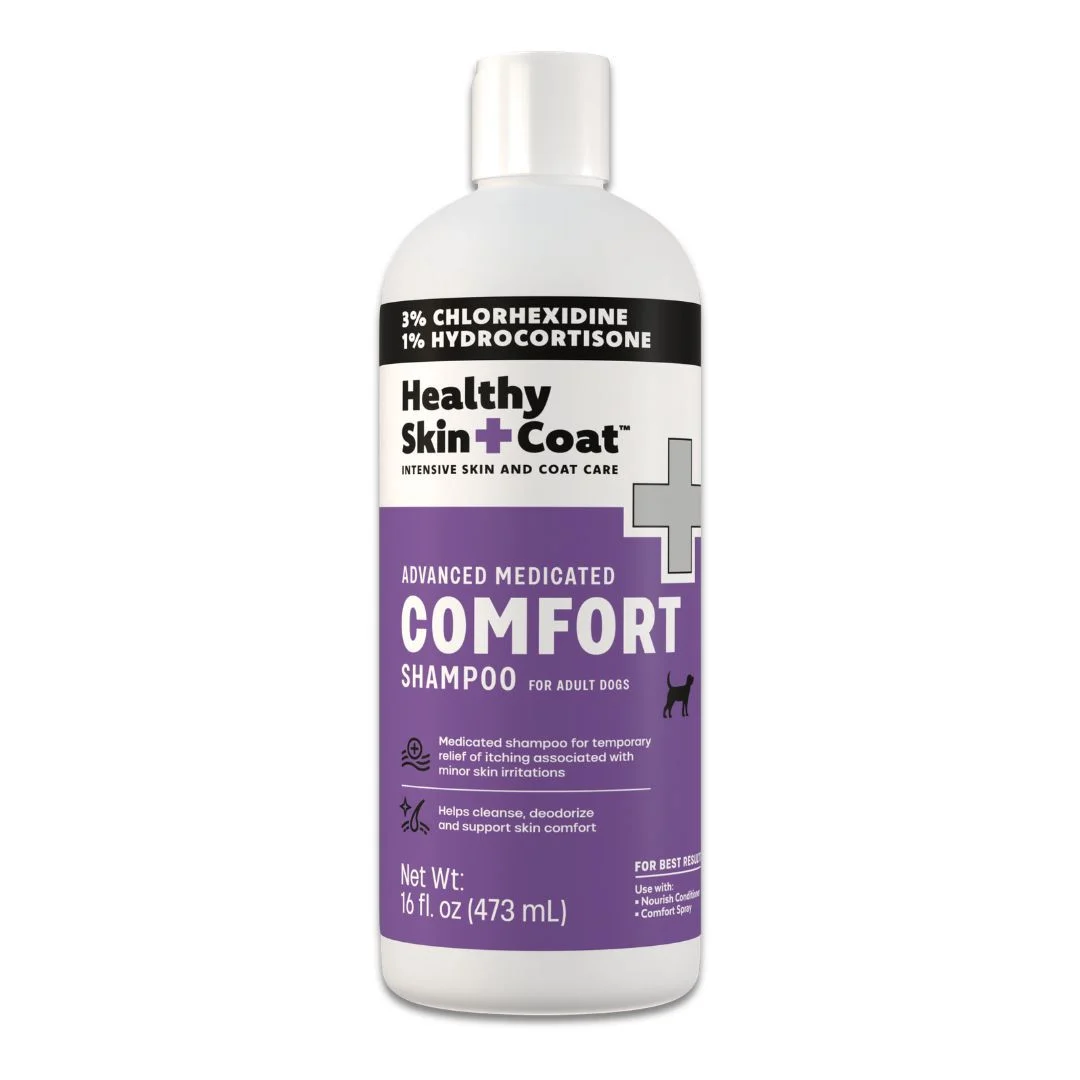Healthy Skin + Coat Advanced Medicated Comfort Shampoo, 16 oz
