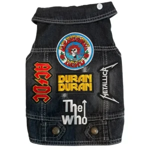 Denim Rocker Vest - Grateful Dead