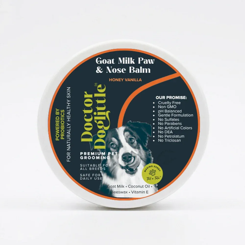 Doctor Doglittle Probiotic Goat Milk Paw & Nose Balm for Dogs
