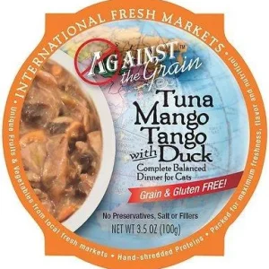 Evanger's 'Against the Grain' Grain Free Tuna Mango Tango with Duck Canned Cat Food - 2.8 oz Cans - Case of 24