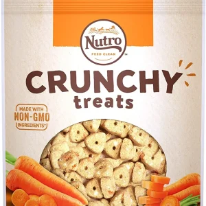 Nutro Carrot Crunchy Biscuit Dog Treats - 10 oz - Case of 6