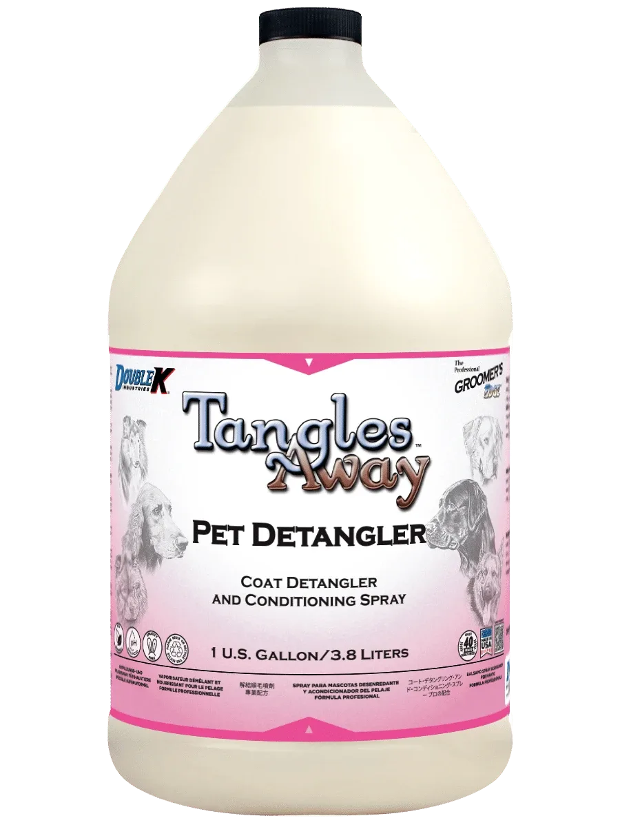 Groomer's Edge Tangles Away Detangling and Conditioning Spray Gallon