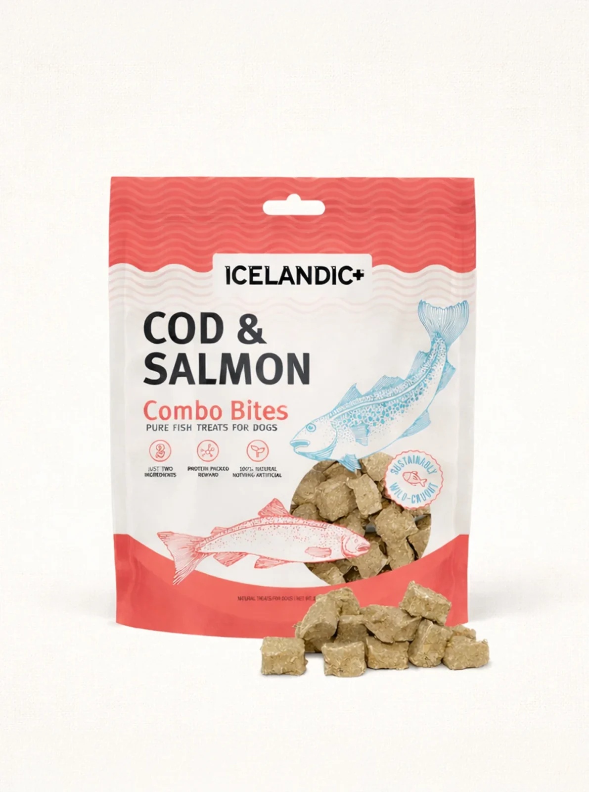 COD & SALMON COMBO BITES DOG TREATS