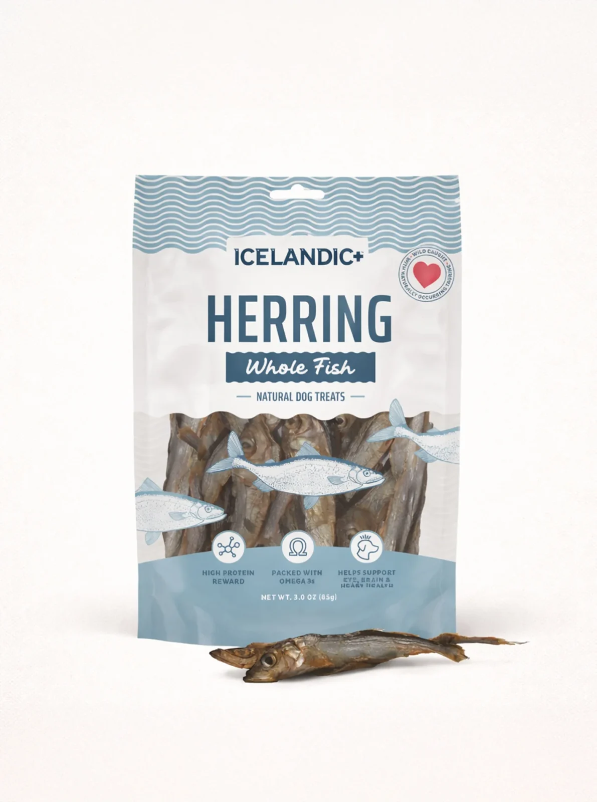 HERRING WHOLE FISH DOG TREATS
