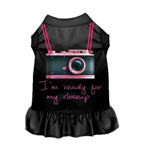 Ready For My Closeup Dog Dress - Summer Dog Apparel by Bark Fifth Avenue