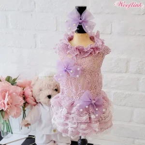 Wooflink Romantic Summer Dress - Violet