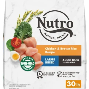 Nutro Natural Choice Large Breed Adult Chicken, Rice & Sweet Potato Dry Dog Food - 30 lb Bag