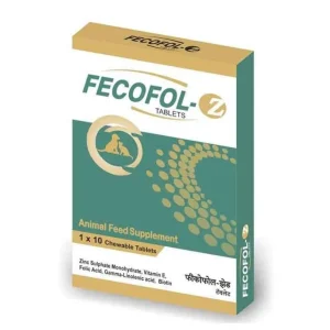 Corise Fecofol Z Tablet for Dogs and Cats (Pack of 10 Tablets)
