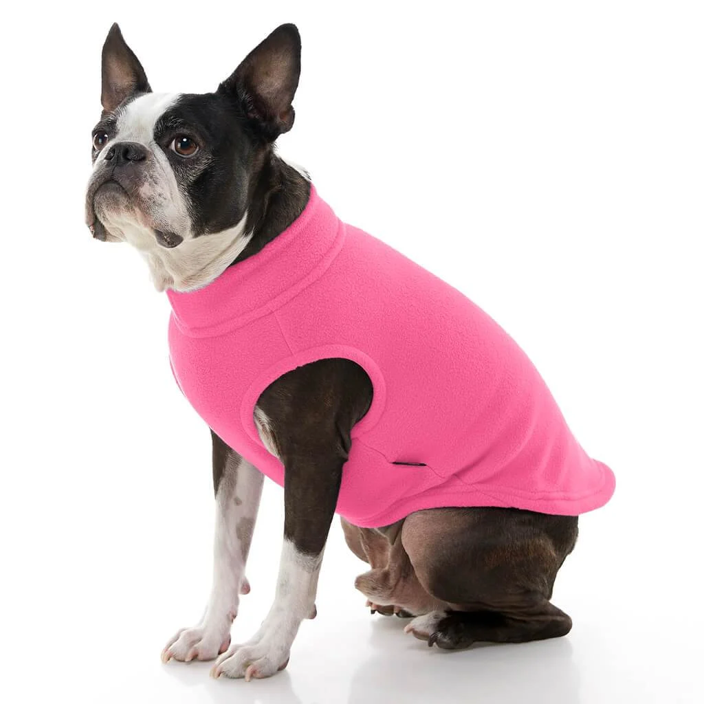 Stretch Fleece Vest For Small and Big Dogs in Pink - Image 2