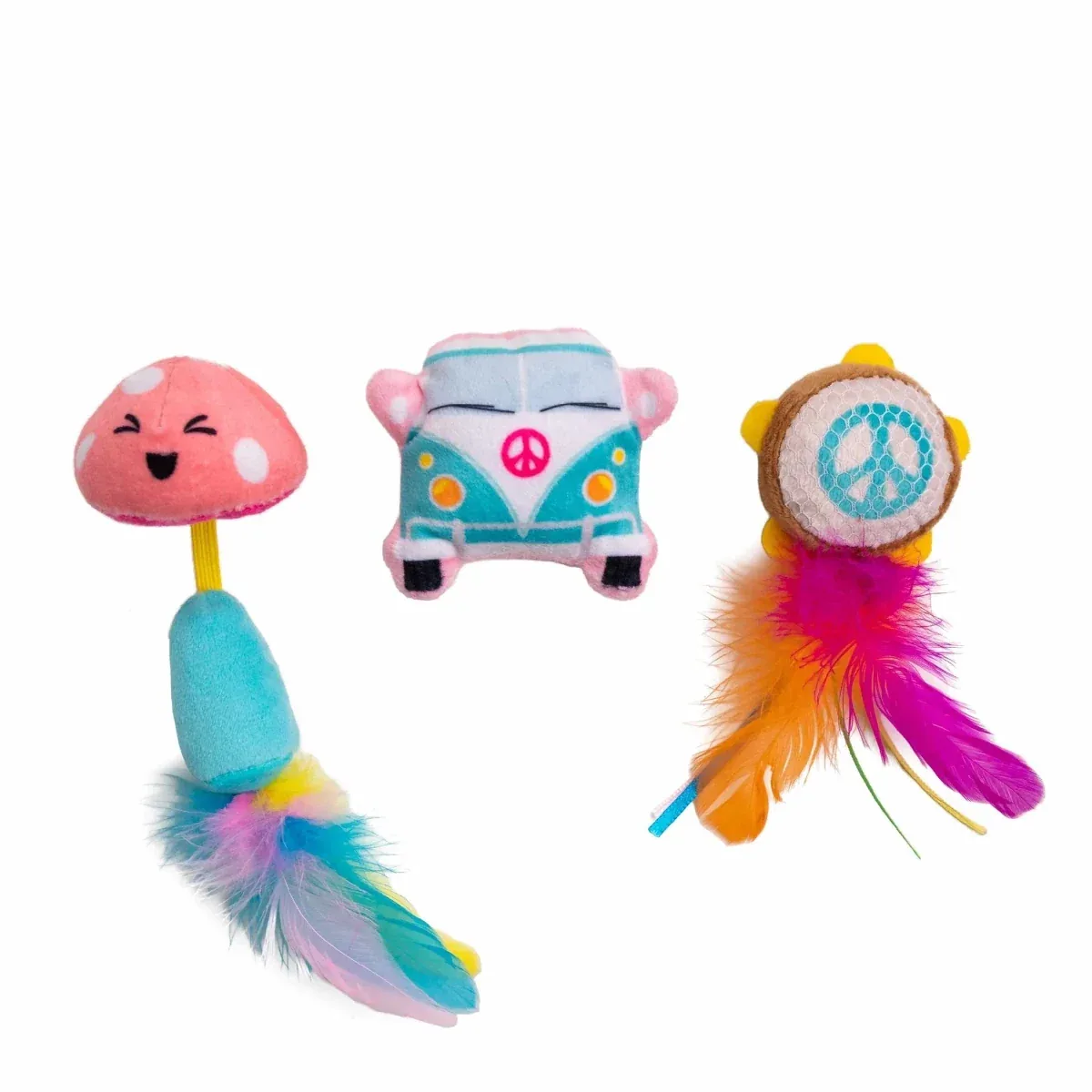 Catstages Festival Themed Catnip Cat Toys, 3-Count