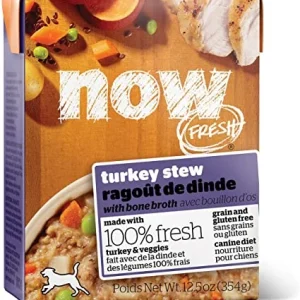 Petcurean NOW FRESH Grain-Free Turkey Stew Wet Dog Food - 12.5 oz - Case of 12
