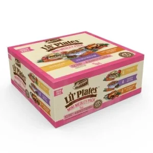 Merrick Lil' Plates Grain-Free Lil' Tubs Variety Pack Small Breed Dog Food - 3.5 oz Tubs - Case of 24