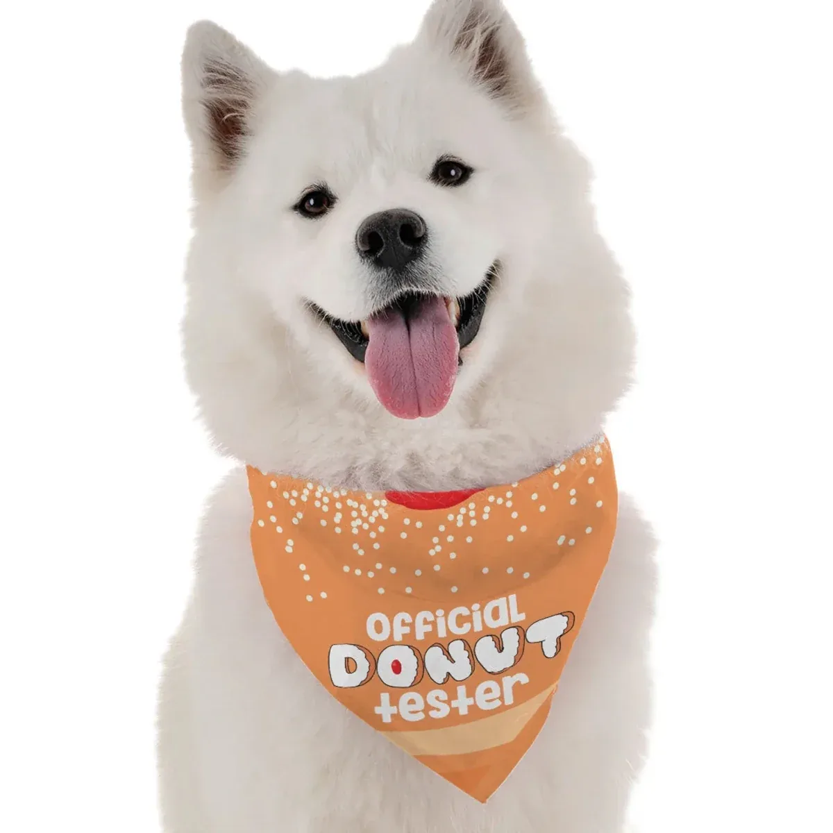 Official Donut Tester Dog Bandana by BanDoggies - Image 2