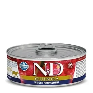 Farmina N&D Quinoa Weight Management Lamb Canned Cat Food - 2.8 oz - Case of 12