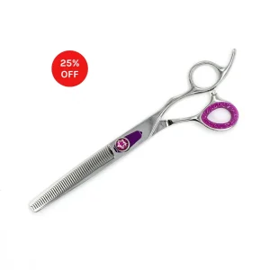Monk Purple 46-Tooth Thinning Shear, 7 inch