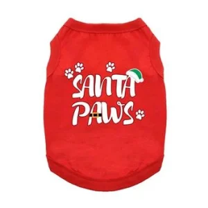 Santa Paws Dog Shirt