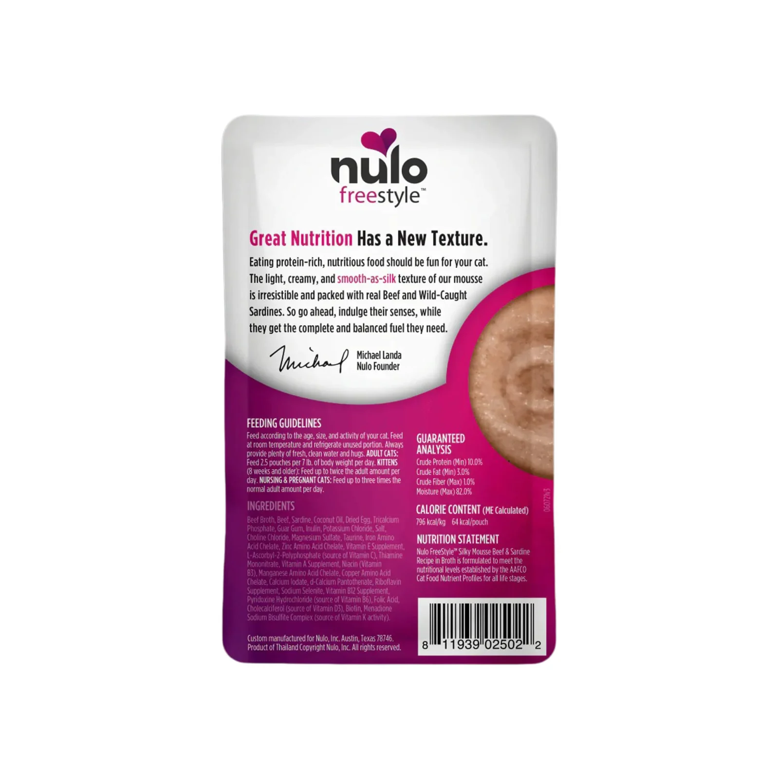 Nulo Freestyle Silky Mousse Cat Food Topper 2.8 oz (Case of 24) - Image 2