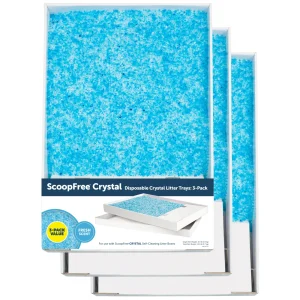 Disposable Litter Tray - ScoopFree® Fresh Crystal 3-Pack