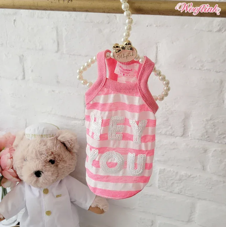 Wooflink Hey You Tank - Pink