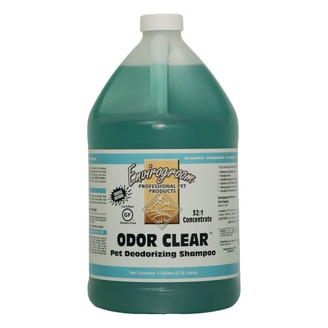 Envirogroom Odor Clear 32:1 Deodorizing Shampoo, 1 Gallon